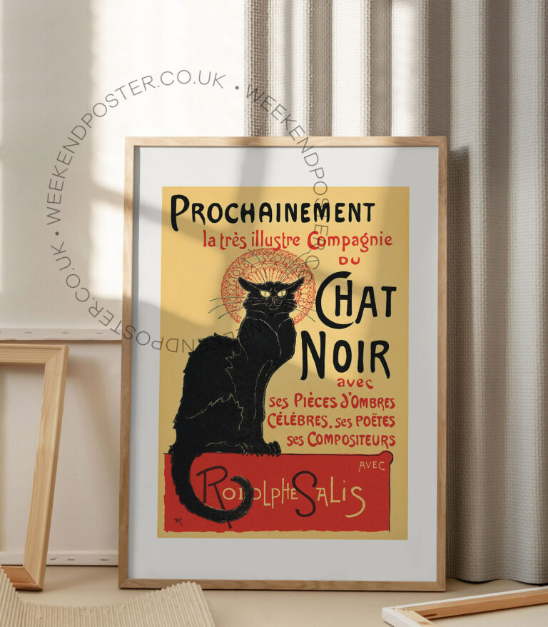 Chat Noir vintage poster