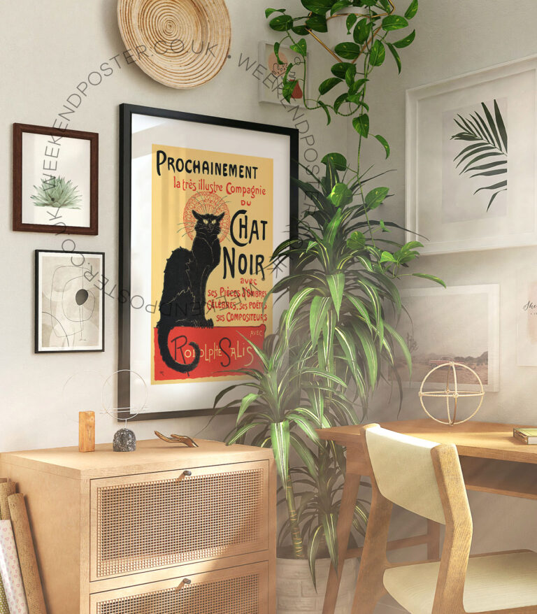 Chat Noir vintage poster