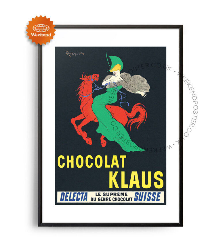 Chocolat Klaus vintage poster
