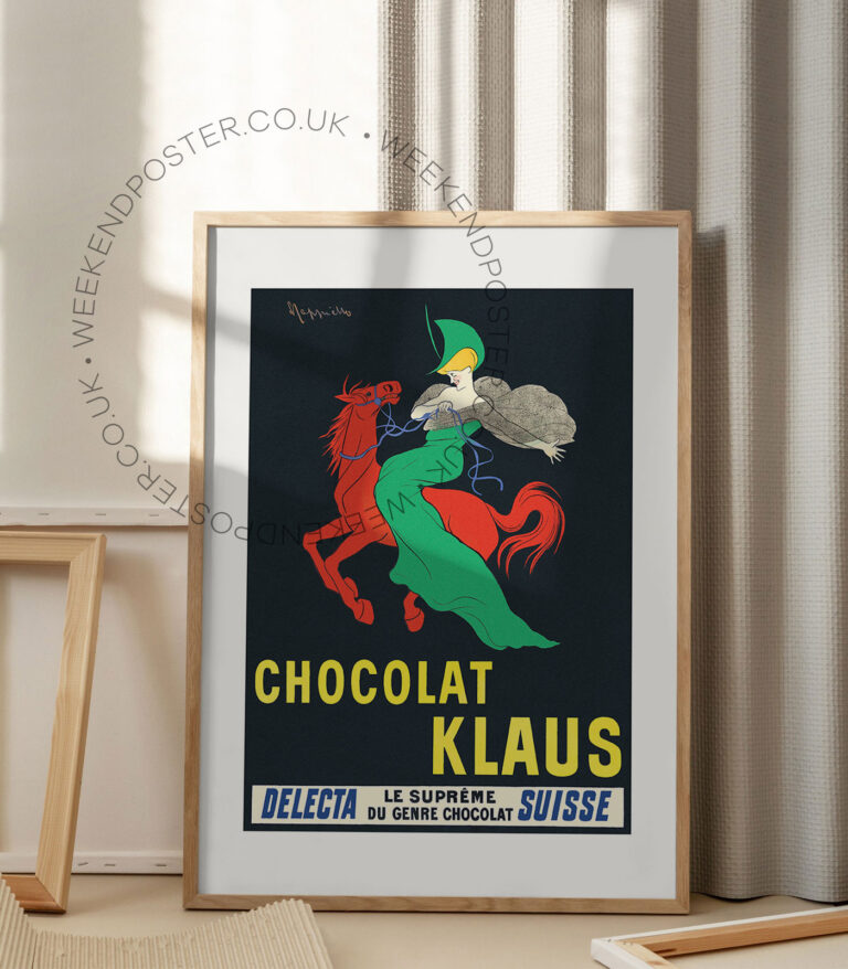 Chocolat Klaus vintage poster