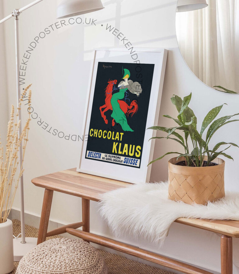 Chocolat Klaus vintage poster