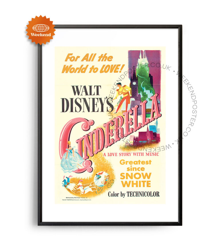Cinderella vintage poster