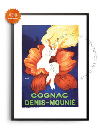 Cognac Denis Mounie vintage poster