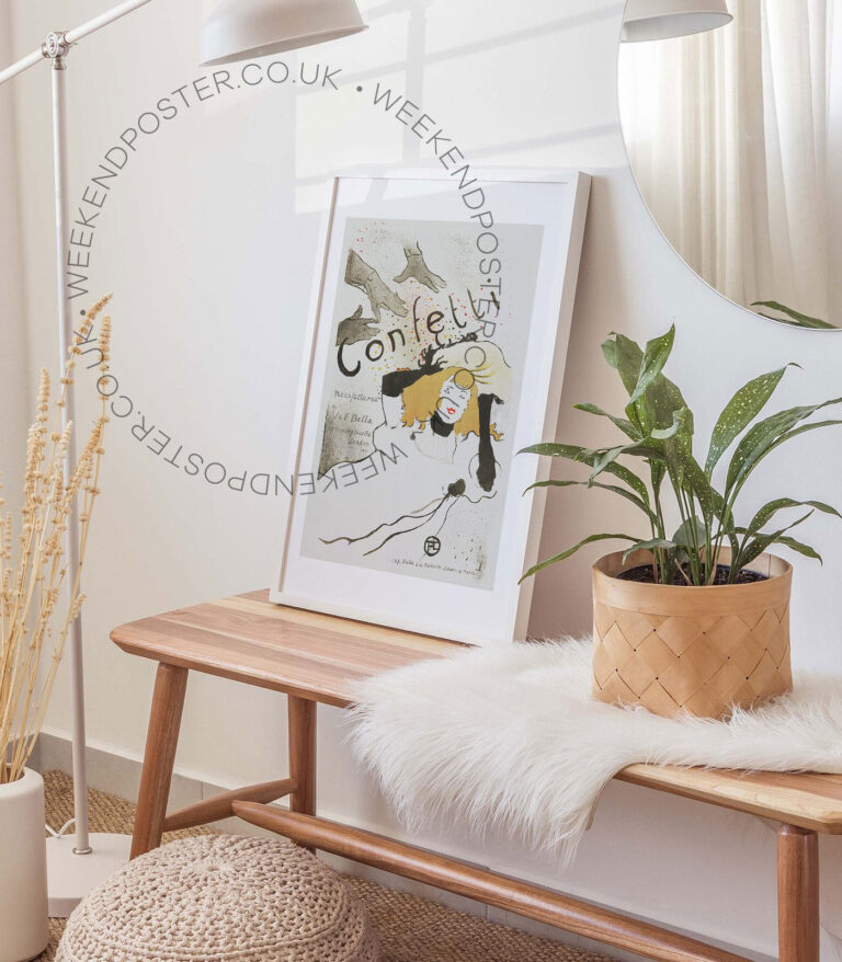 Confetti Vintage poster