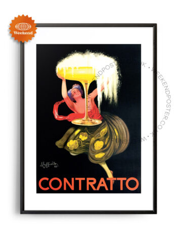 Contratto vintage poster