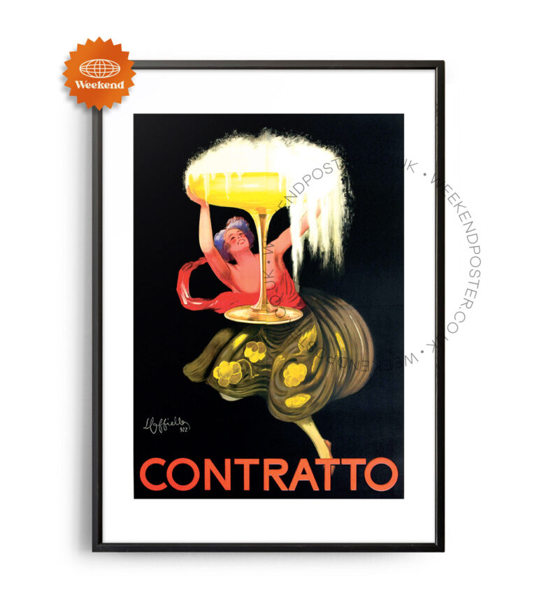 Contratto vintage poster