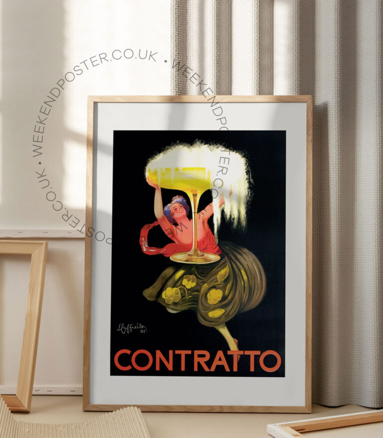 Contratto vintage poster