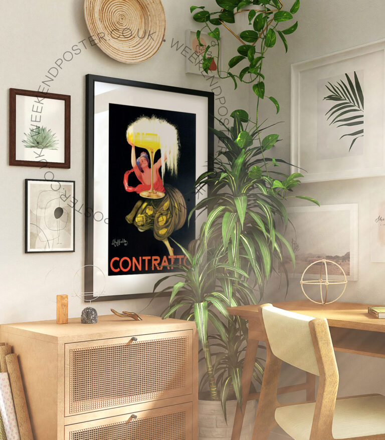 Contratto vintage poster