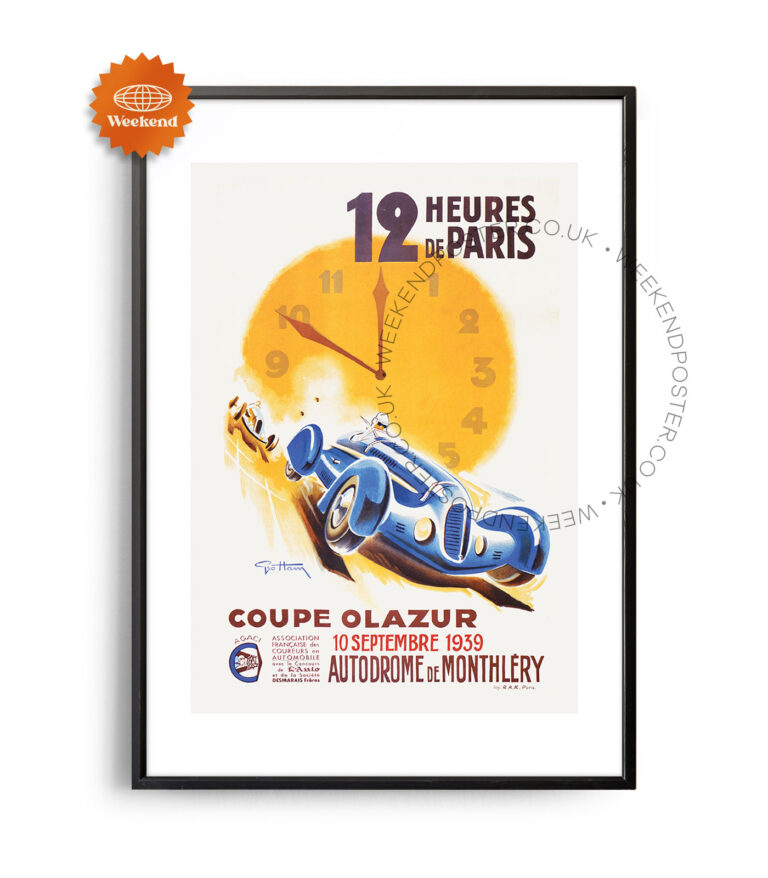 Coupe Olazur Paris vintage poster