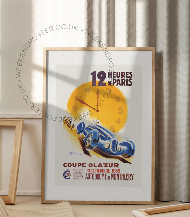 Coupe Olazur Paris vintage poster
