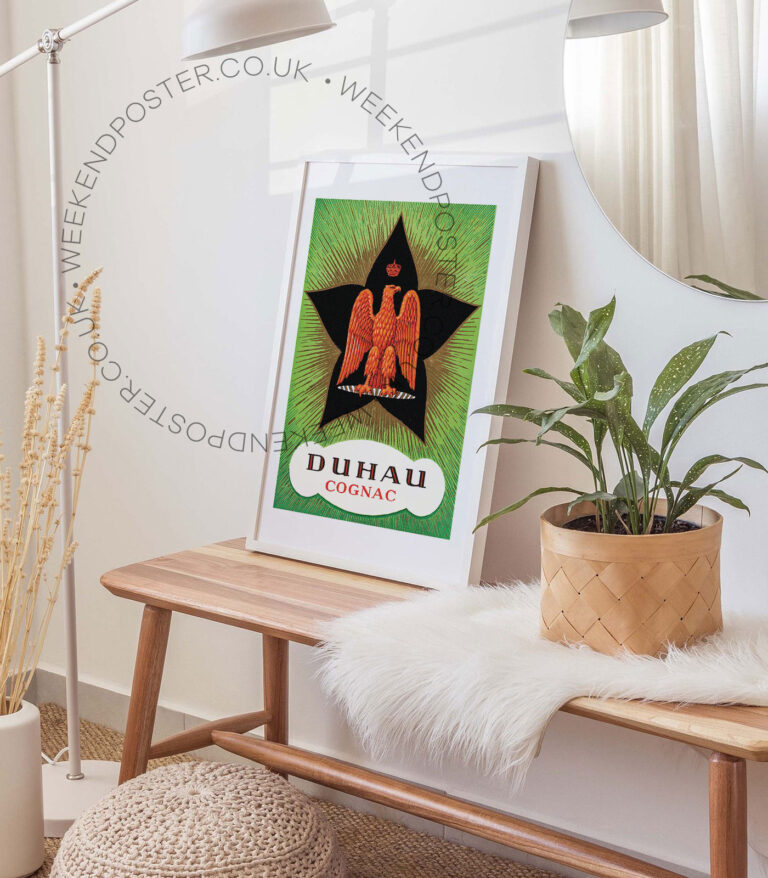 Duhau Cognac vintage poster