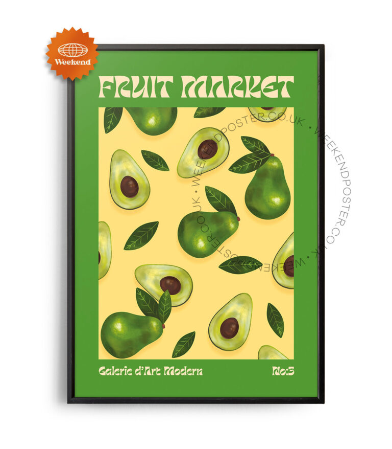 Fruit Market Avocado poster