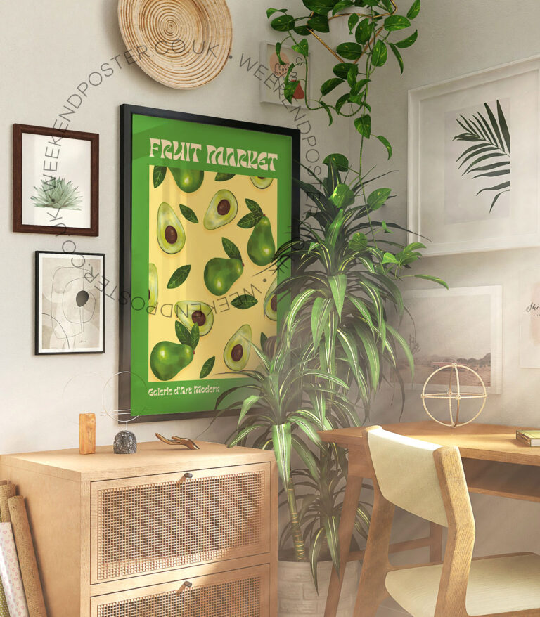 Fruit Market Avocado poster