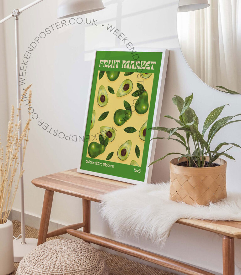 Fruit Market Avocado poster
