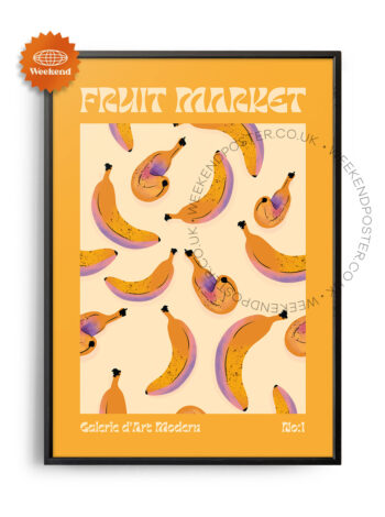 Fruit Market Banana poster