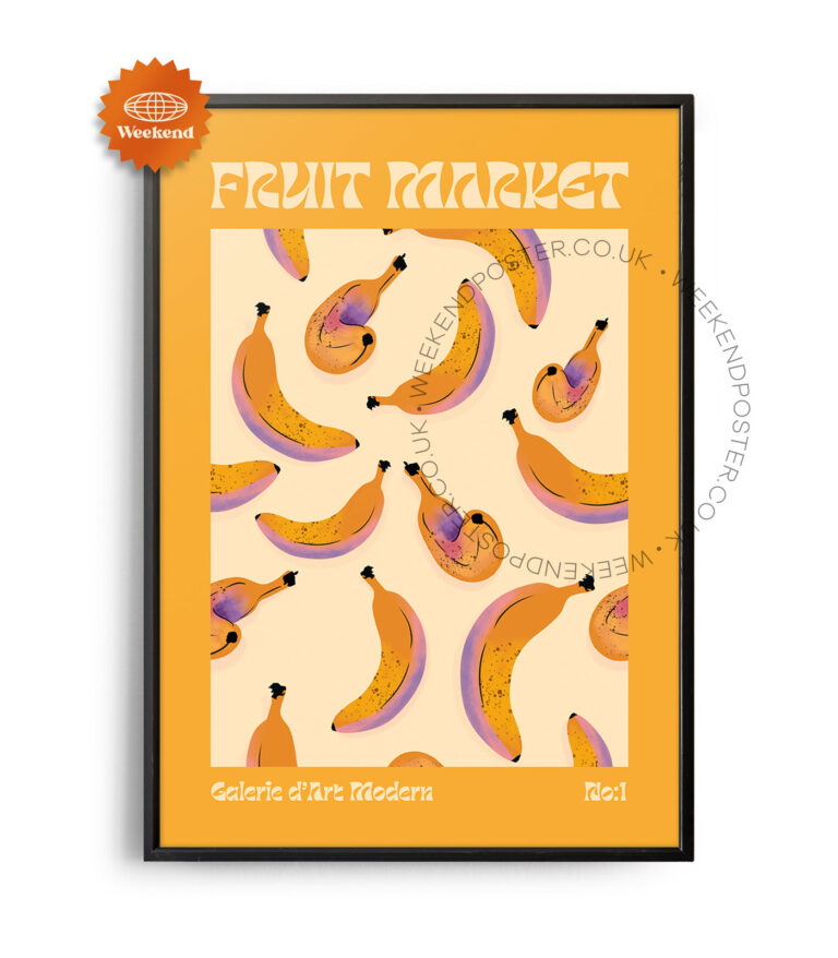 Fruit Market Banana poster