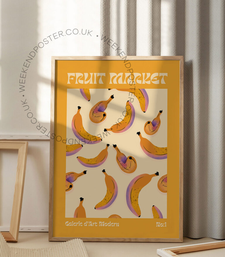Fruit Market Banana poster