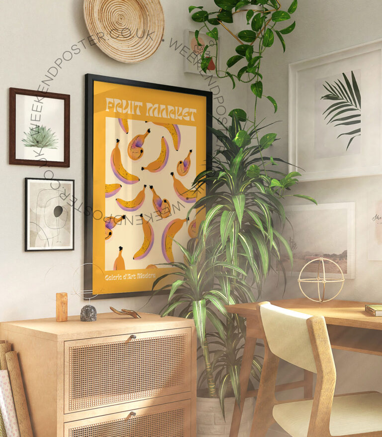 Fruit Market Banana poster