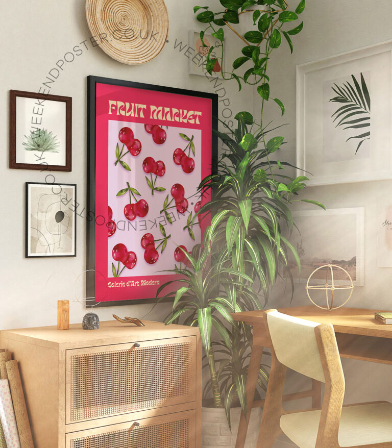 Fruit Market Cherry poster