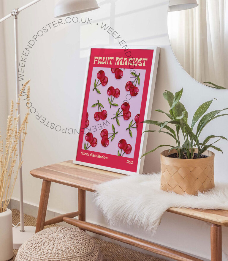 Fruit Market Cherry poster