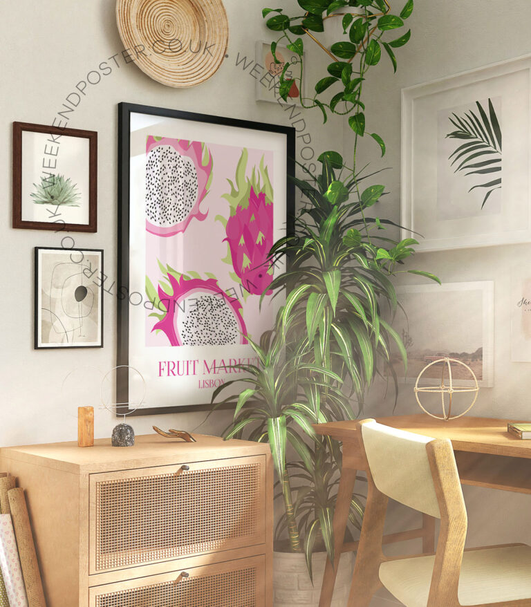 Fruit Market Lisbon poster