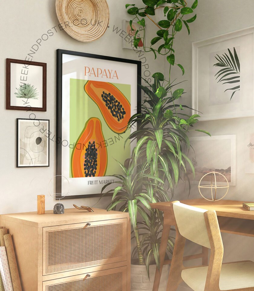 Fruit Market Papaya poster - Image 3