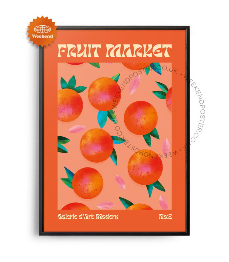 Fruit Market Peach poster