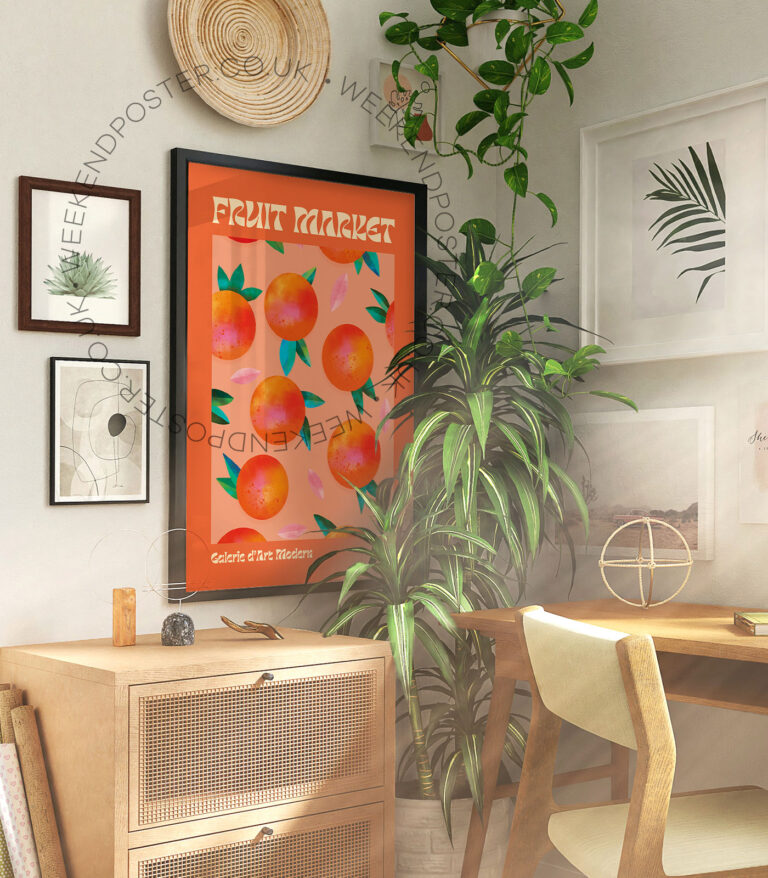 Fruit Market Peach poster