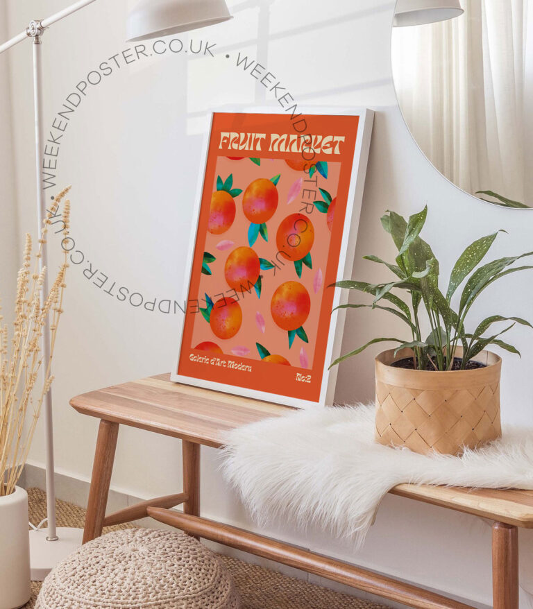 Fruit Market Peach poster
