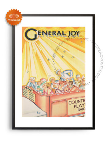 General Joy vintage poster