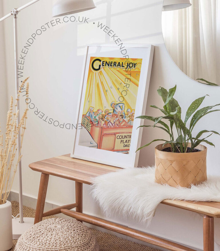 General Joy vintage poster