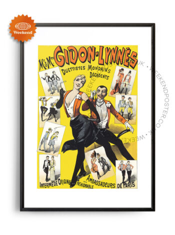 Gidon Lynnes vintage poster