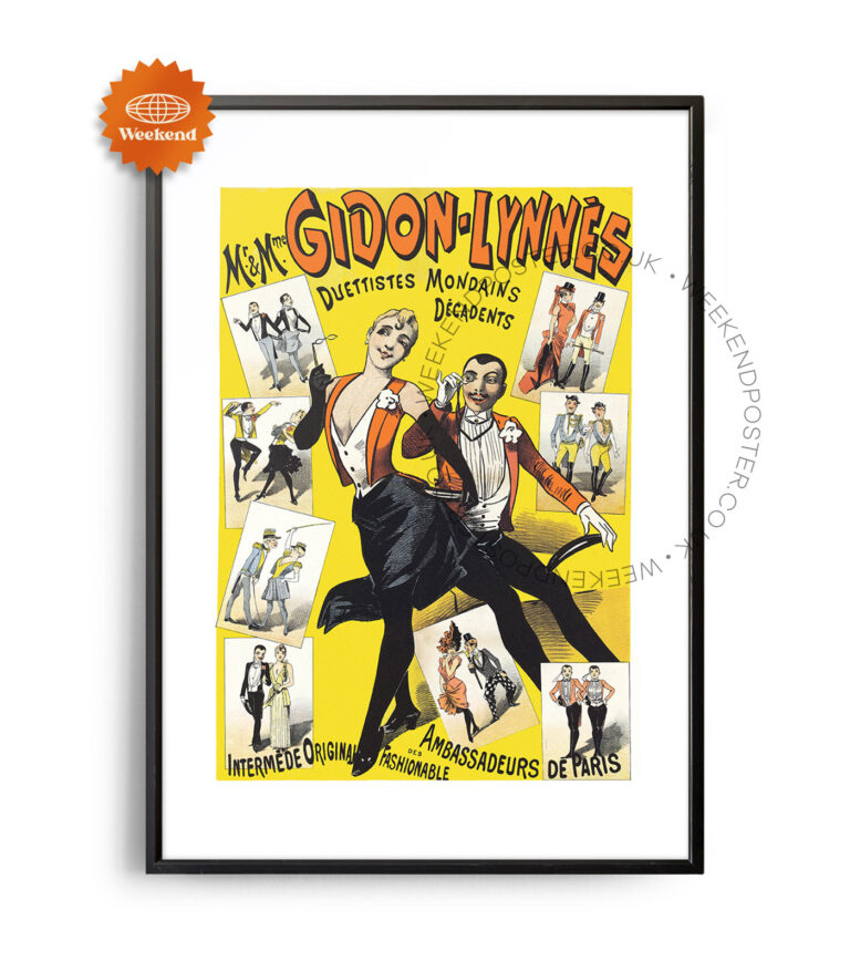 Gidon Lynnes vintage poster