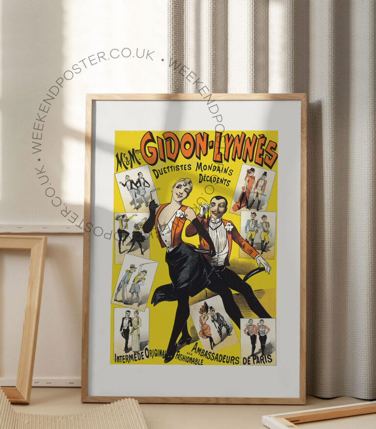Gidon Lynnes vintage poster