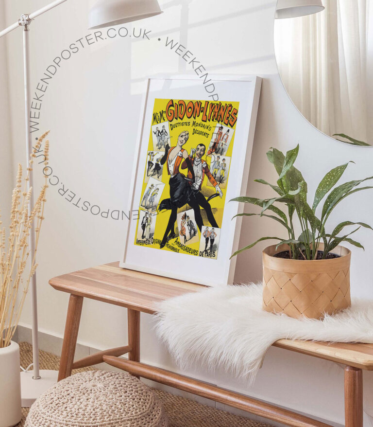 Gidon Lynnes vintage poster