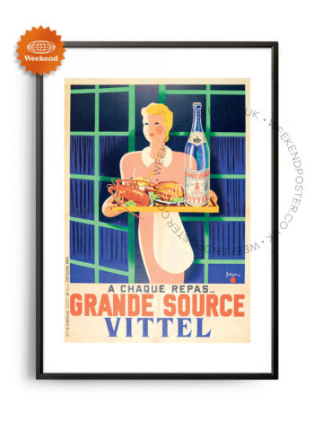 Grande Source Vittel vintage poster