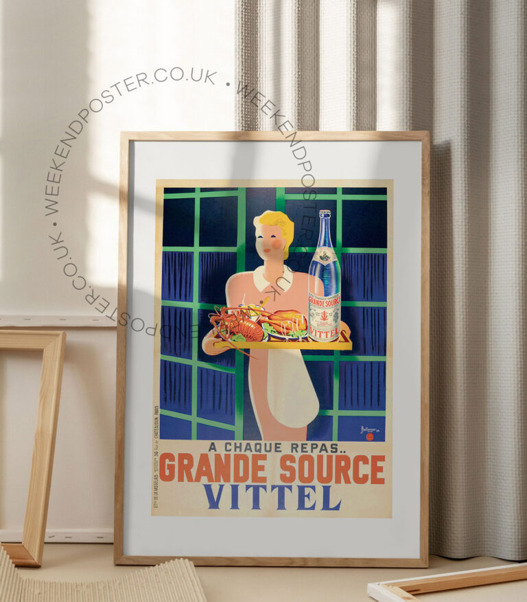 Grande Source Vittel vintage poster
