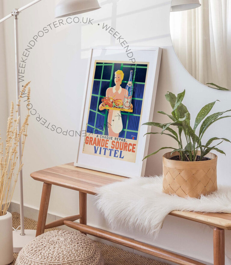 Grande Source Vittel vintage poster