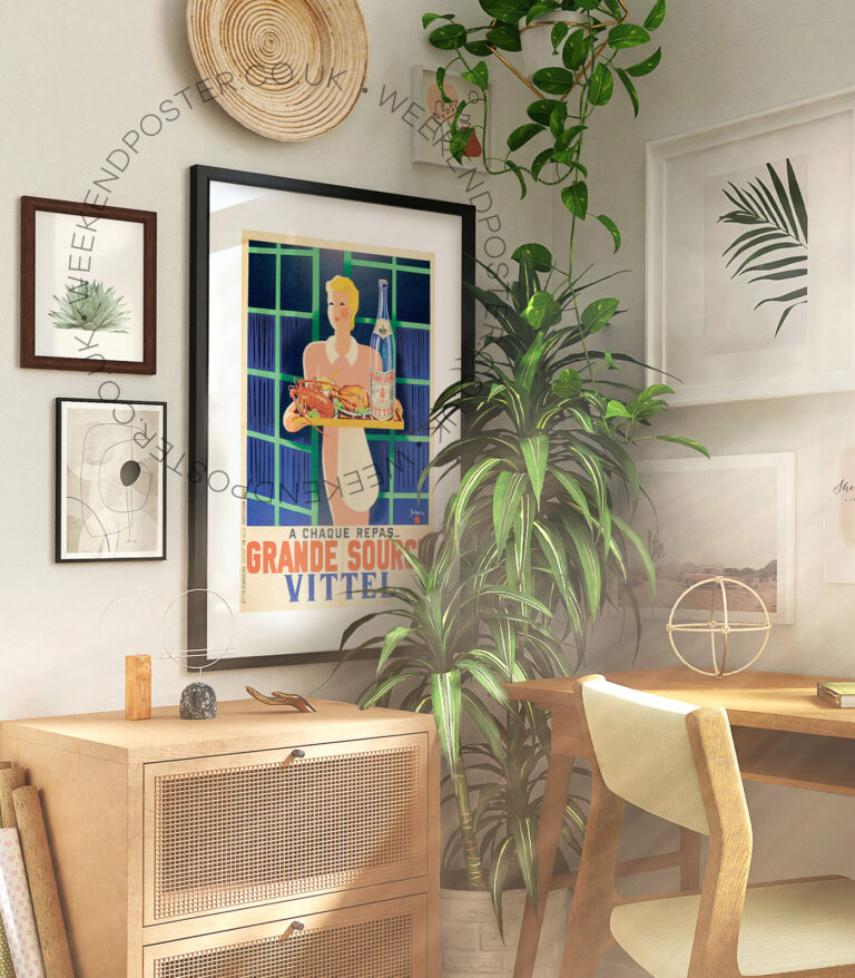 Grande Source Vittel vintage poster