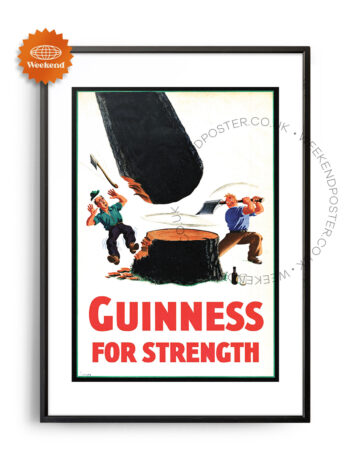 Guinness For Strength vintage poster