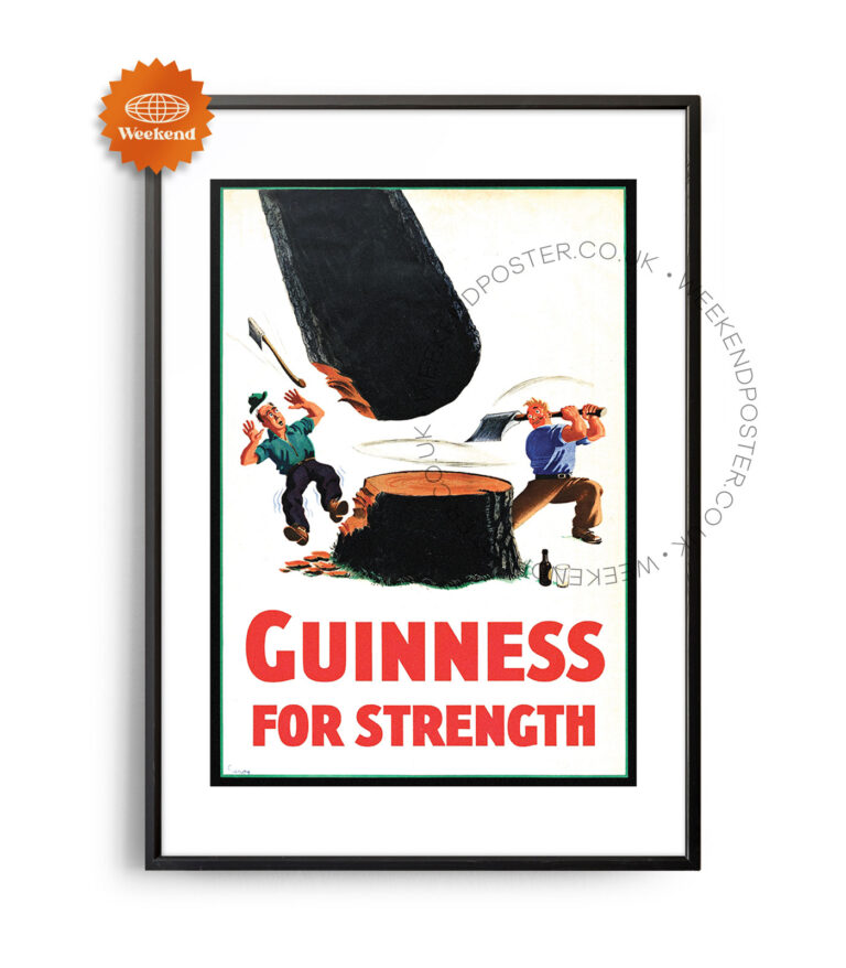 Guinness For Strength vintage poster