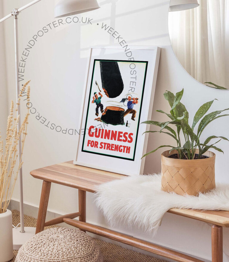Guinness For Strength vintage poster
