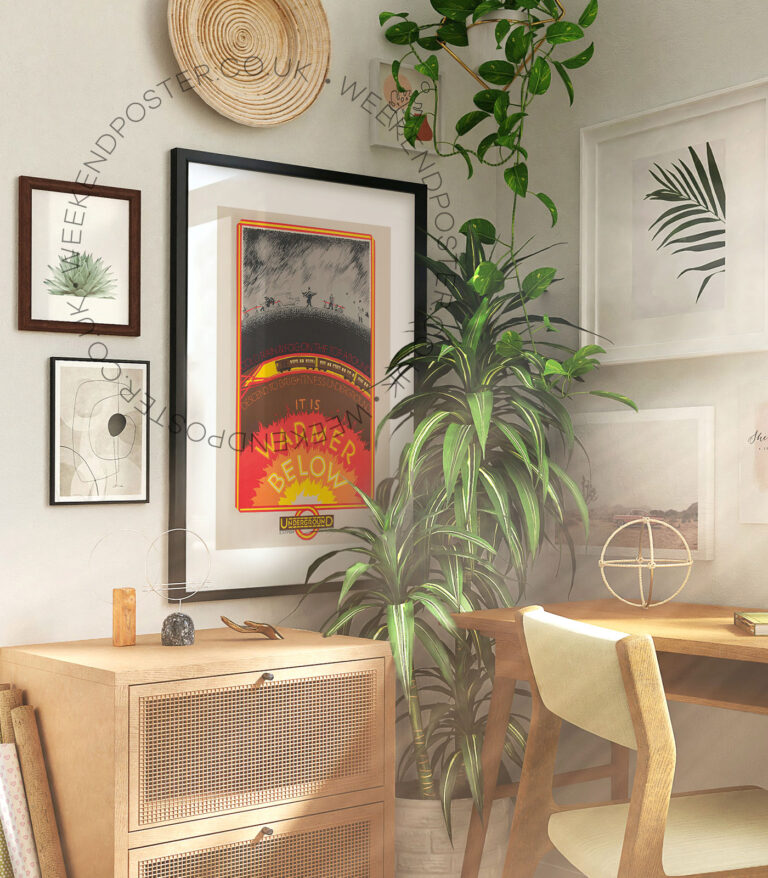 It Is Warmer Below Underground vintage poster