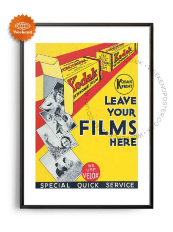 Kodak Film vintage poster