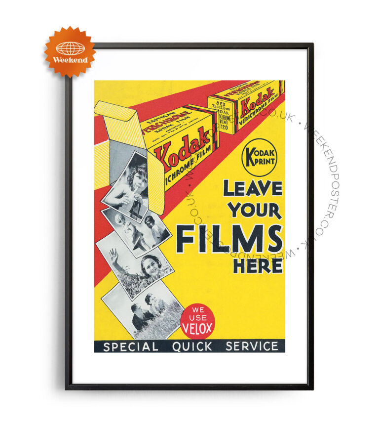 Kodak Film vintage poster