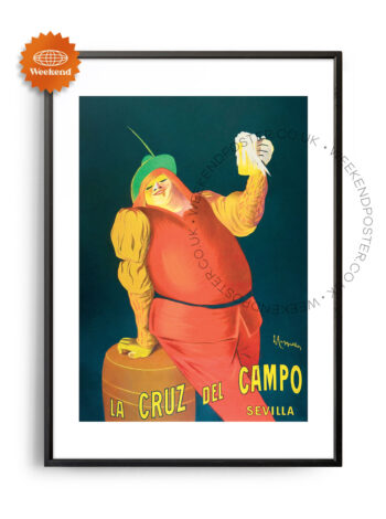 La Cruz Del Campo vintage poster