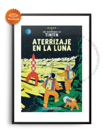 Las Aventuras De Tintin vintage poster