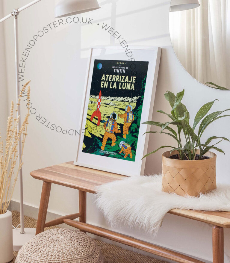 Las Aventuras De Tintin vintage poster