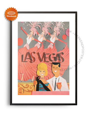 Las Vegas vintage poster