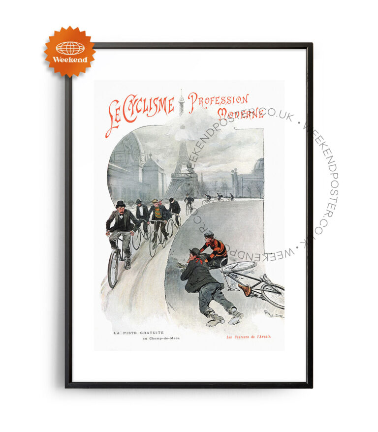 Le Cyclisme vintage poster
